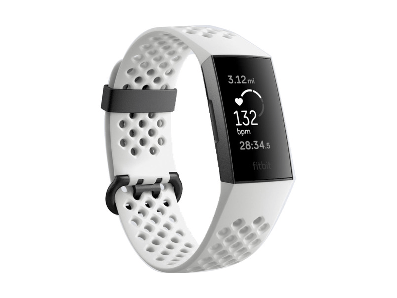 Fitbit Charge 3 Aktivitásmérő okoskarkötő, Fehér - Grafitszürke