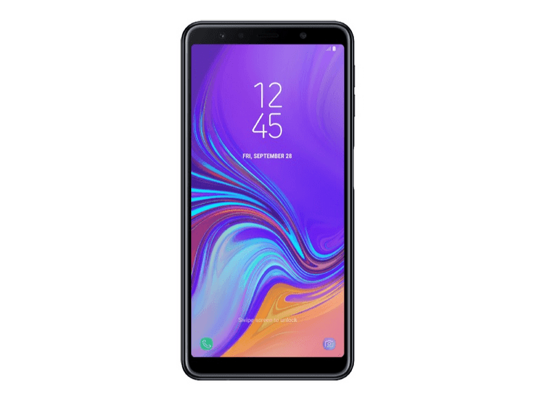 Samsung Galaxy A7 (SM-A750) Dual SIM 64 GB Kártyafüggetlen Mobiltelefon, Fekete