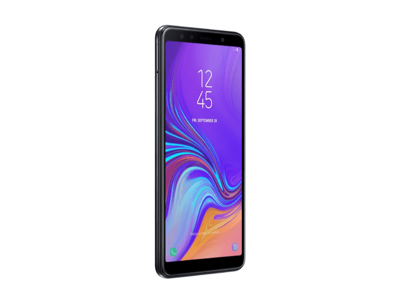Samsung Galaxy A7 (SM-A750) Dual SIM 64 GB Kártyafüggetlen Mobiltelefon, Fekete