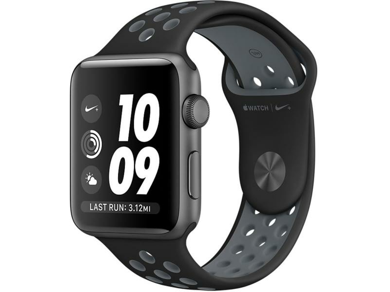 Apple MTF42MP/A Watch Nike+ GPS, 42mm okosóra, Szürke