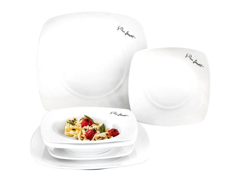 Lamart LT9002 Négyszögletű tányérkészlet, 6 darabos