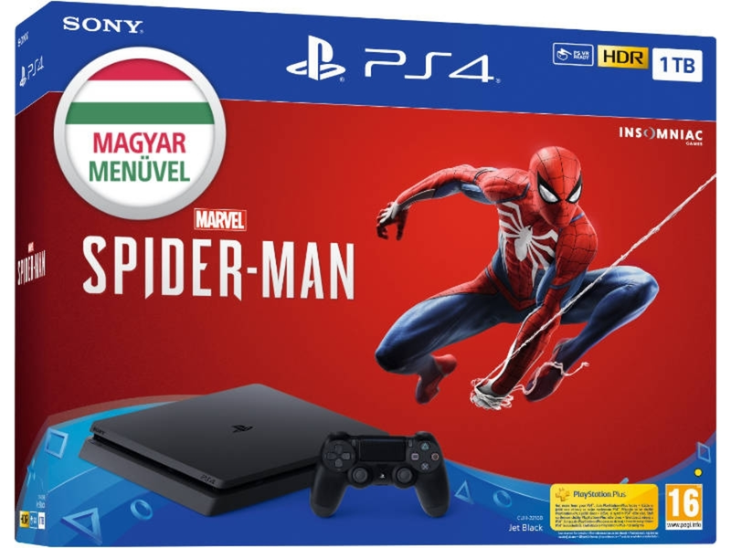 SONY PlayStation 4 (PS4) Slim 1TB & Marvel's Spider-Man