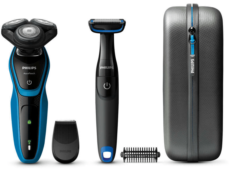 PHILIPS S5050/64 Aqua Touch borotva szett