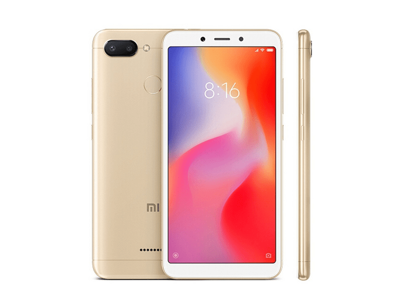 Xiaomi Redmi 6 32GB Dual SIM Kártyafüggetlen okostelefon, Arany