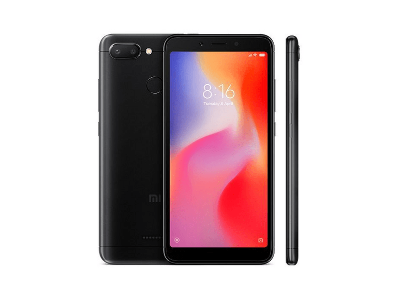 Xiaomi Redmi 6 32GB Dual SIM Kártyafüggetlen okostelefon, Fekete