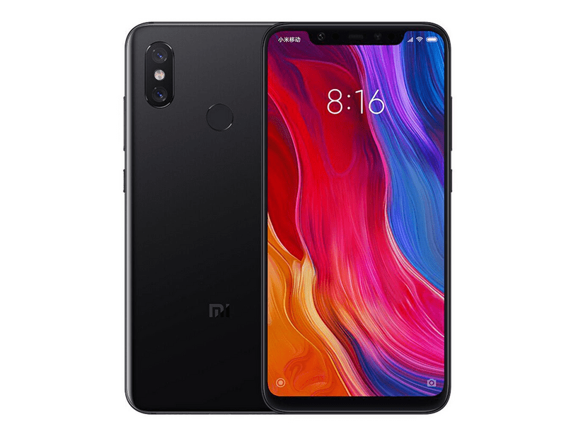 Xiaomi MI 8 64GB Kártyafüggetlen okostelefon, Fekete