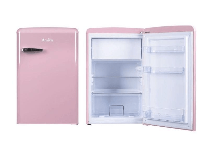 AMICA KS15616P 1 ajtós hűtő, Rózsaszín