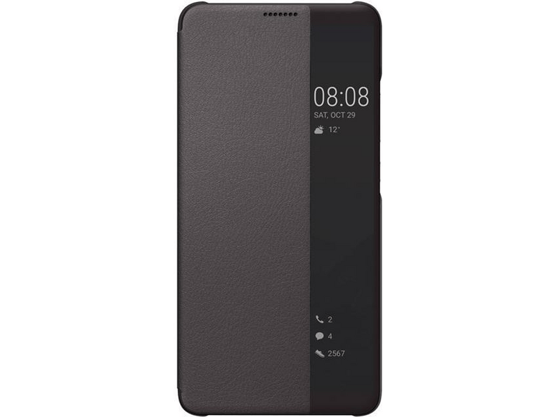 Huawei Mate 10 Pro Flip View Cover Telefon tok barna