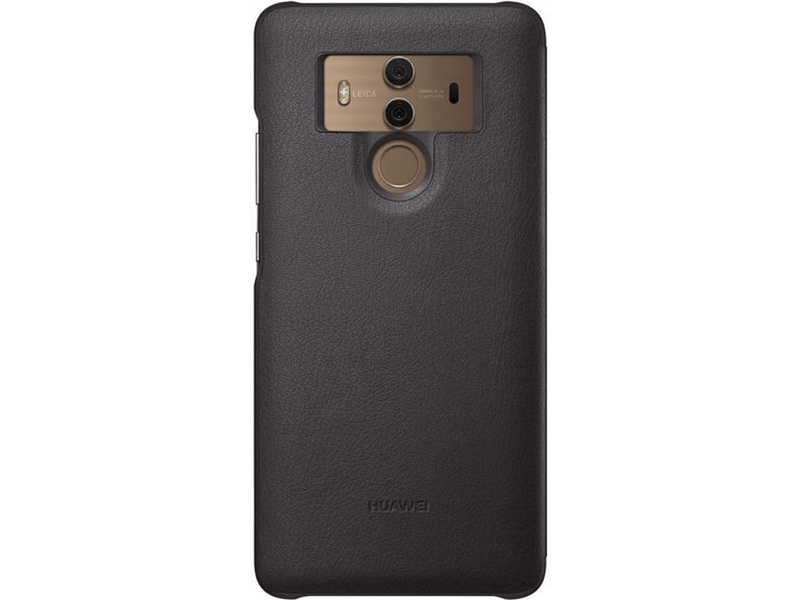 Huawei Mate 10 Pro Flip View Cover Telefon tok barna