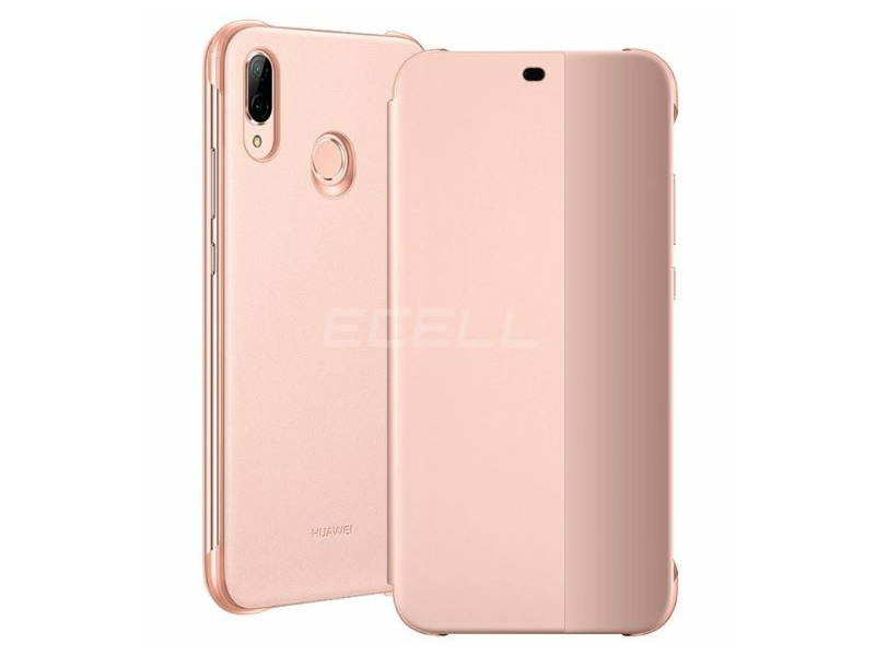 Huawei P20 Lite Flip Cover védőtok, Rózsaszín