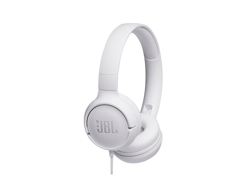 JBL T500 slušalice za uši, bijele