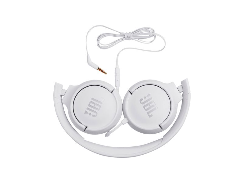 JBL T500 slušalice za uši, bijele