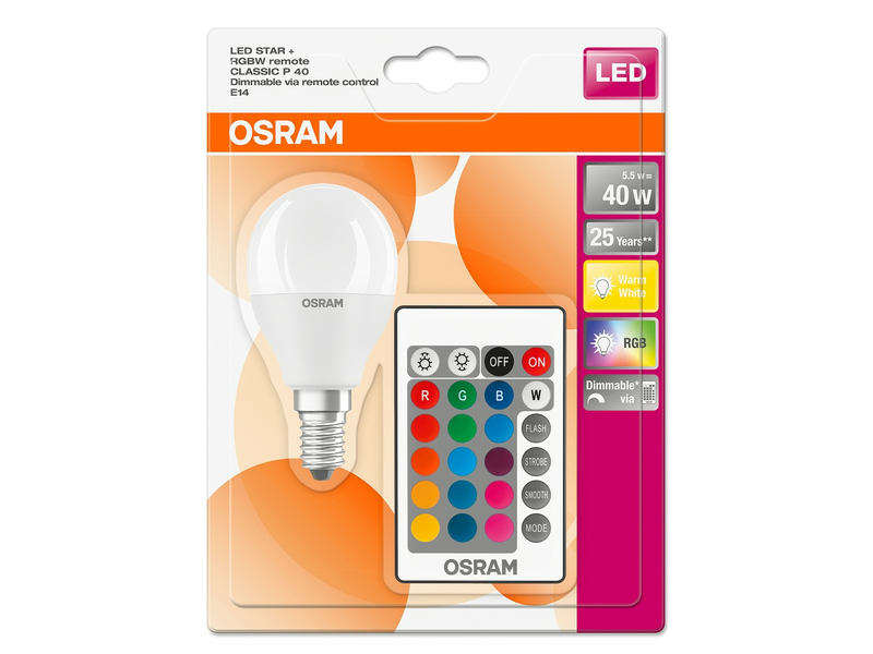 Osram STAR P45 40W 5,5W E14 LED izzó