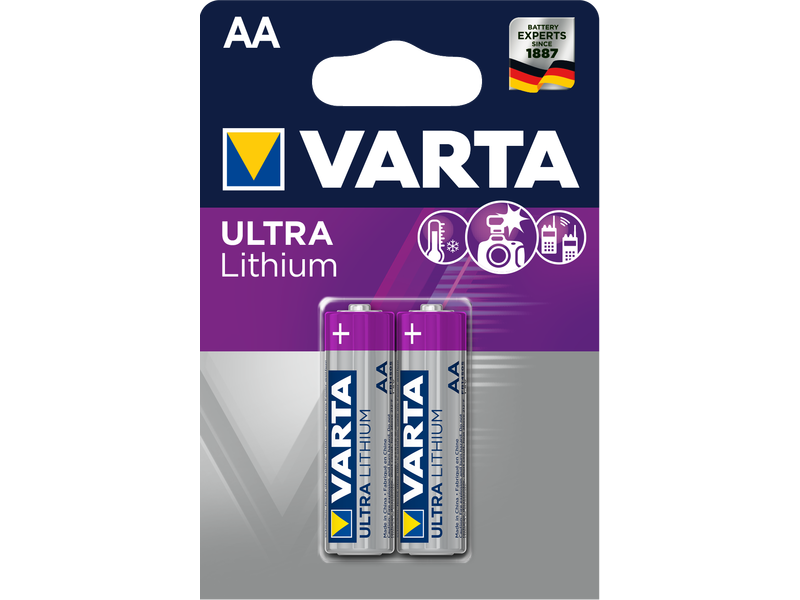 VARTA ULTRA LITHIUM ceruza/ AA/ LR06 elem BL2