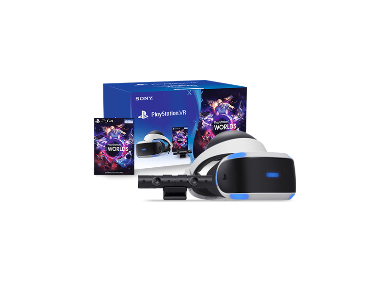 PS4 VR szemüveg /EAS + kamera V2 + VR Worlds utalvány