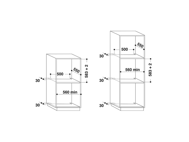 Whirlpool W7OM4 4S1P BL Beépíthető sütő