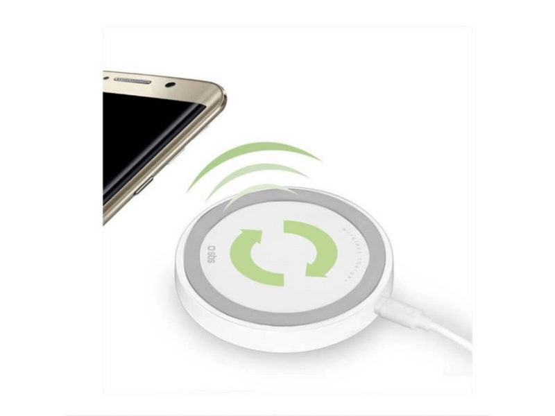 SBS Vezeték nélküli QI töltő fehér