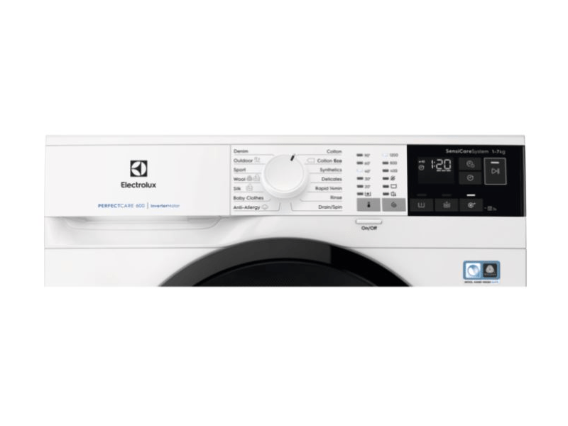 Electrolux EW6S427BI Keskeny elöltöltős mosógép, 7 kg, 1200 f/p.
