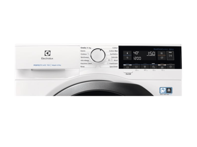 Electrolux EW7W369S Mosó-szárítógép, 9/6 kg, 1600 f/p, gőzprogram