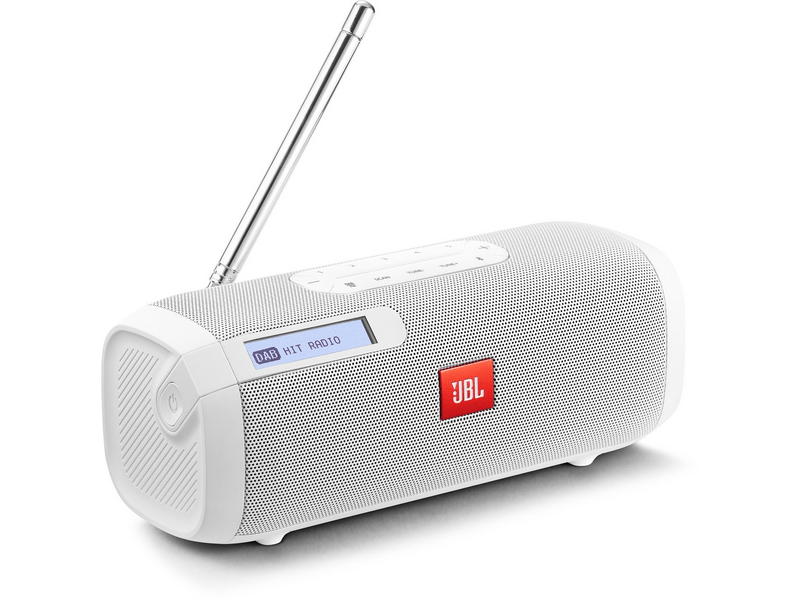 JBL Tuner Bluetooth hangszóró DAB/FM rádióval, Fehér