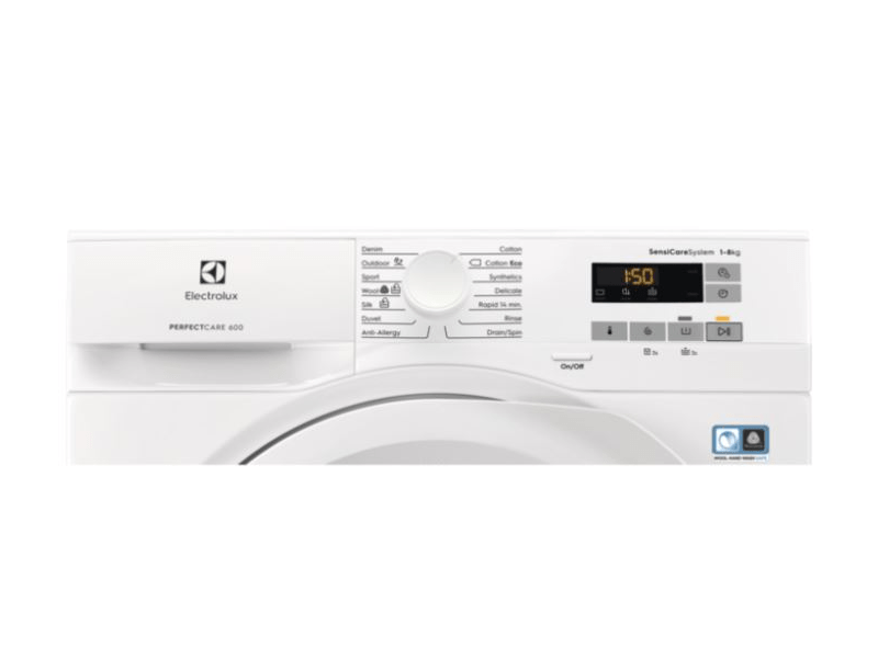 Electrolux EW6F528W PerfectCare elöltöltős mosógép, 8 kg, 1200 f/p