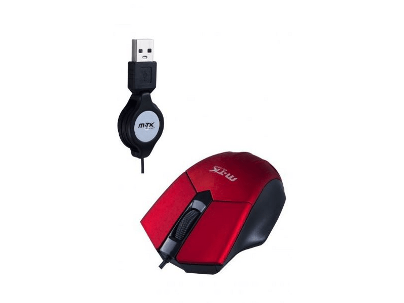 Moveteck K3321 egér piros