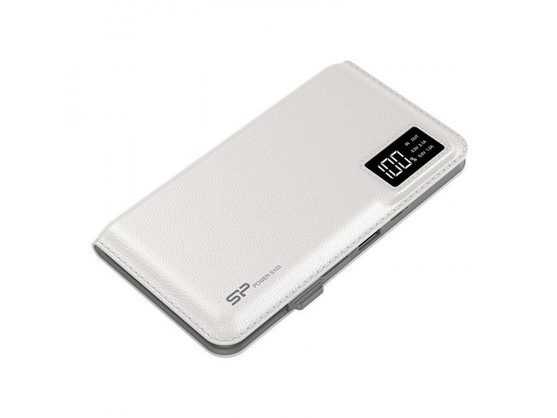 Silicon Power S105 Power Bank 10000 mAh, Fehér