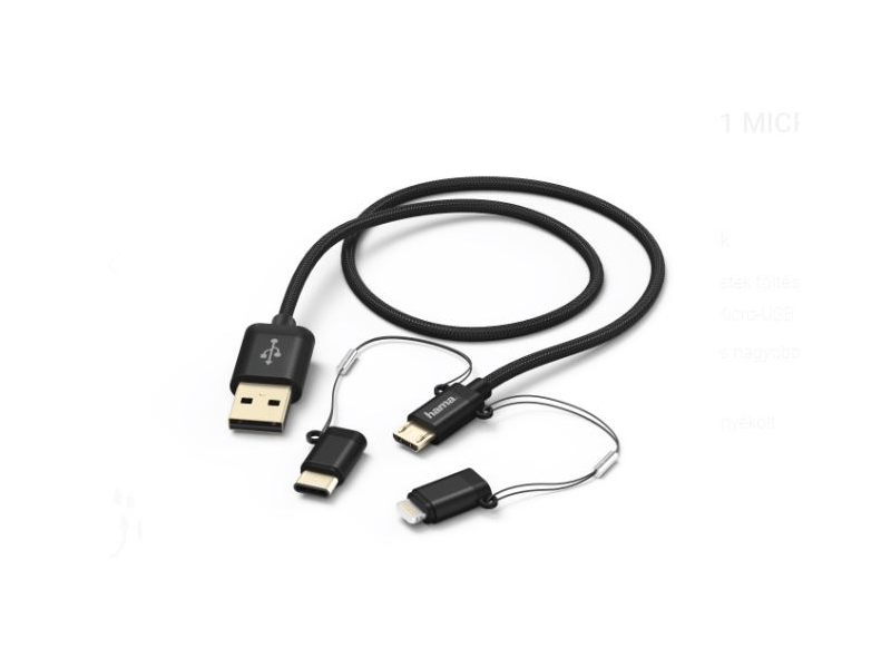 HAMA 183348 3 az 1-ben Adatkábel