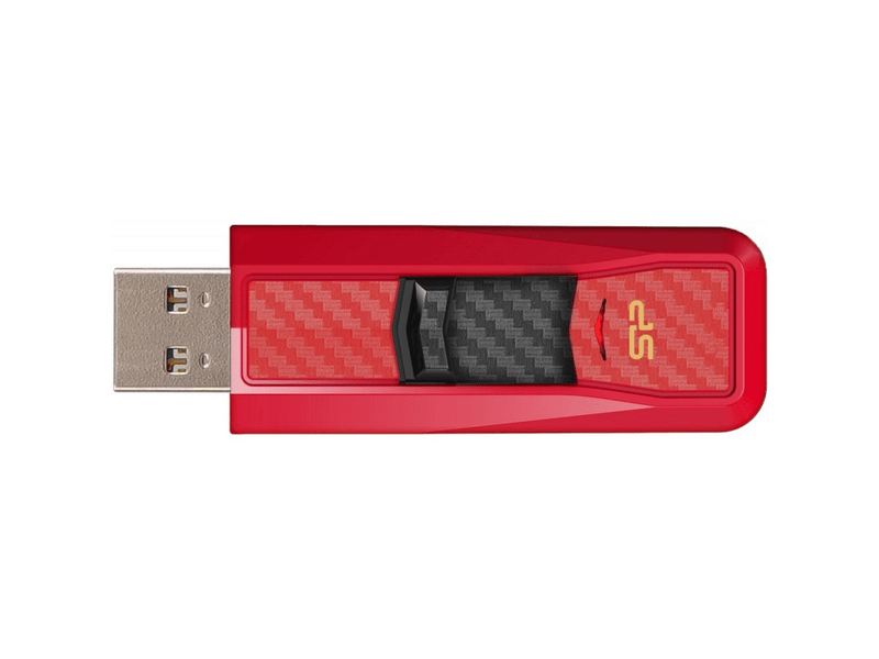 Silicon Power Blaze B50 Pendrive, 128 GB, Piros