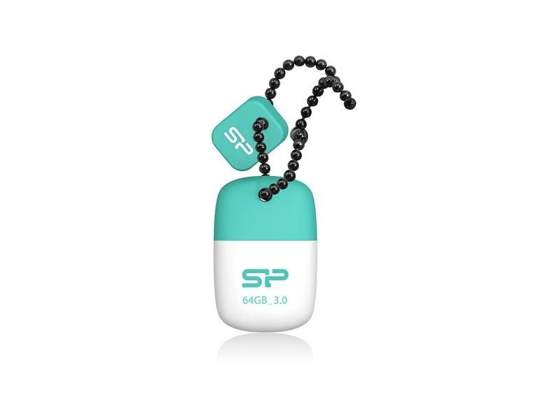 Silicon Power Jewel J07 Pendrive, 64 GB, Türkiz