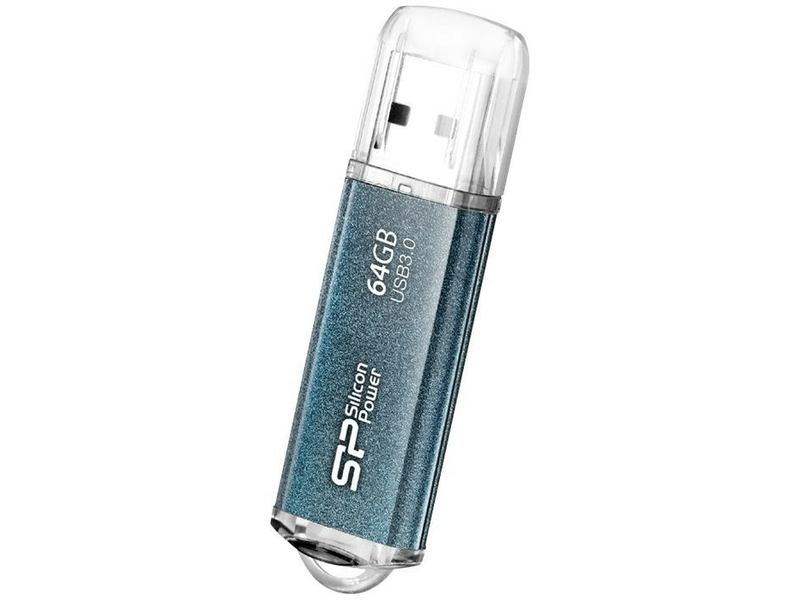Silicon Power M01 Pendrive, 64 GB, Kék