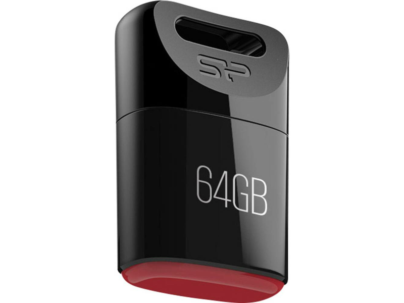 Silicon Power Touch T06 Pendrive, 64 GB, Fekete