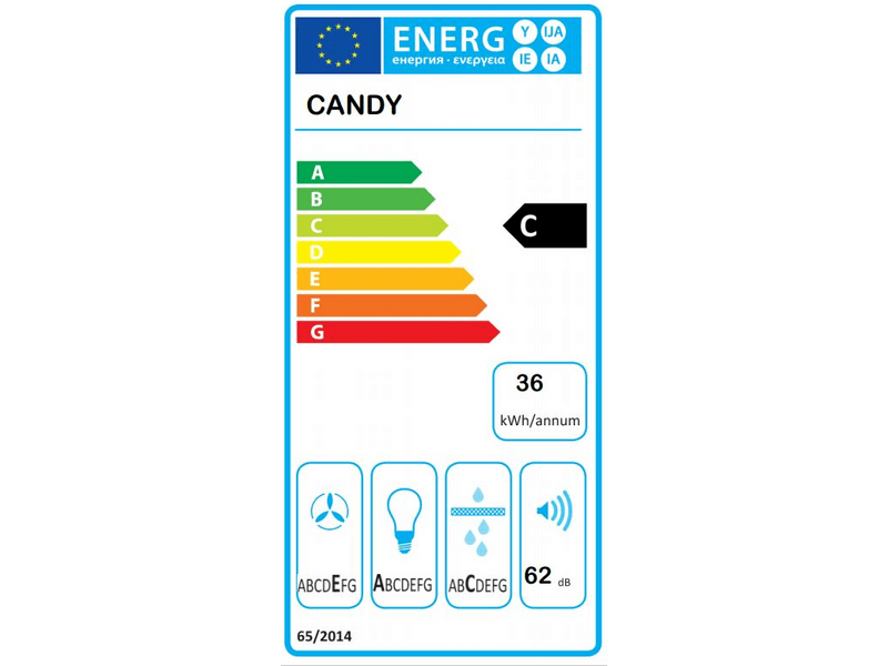 CANDY CCE 116/1X Fali páraelszívó