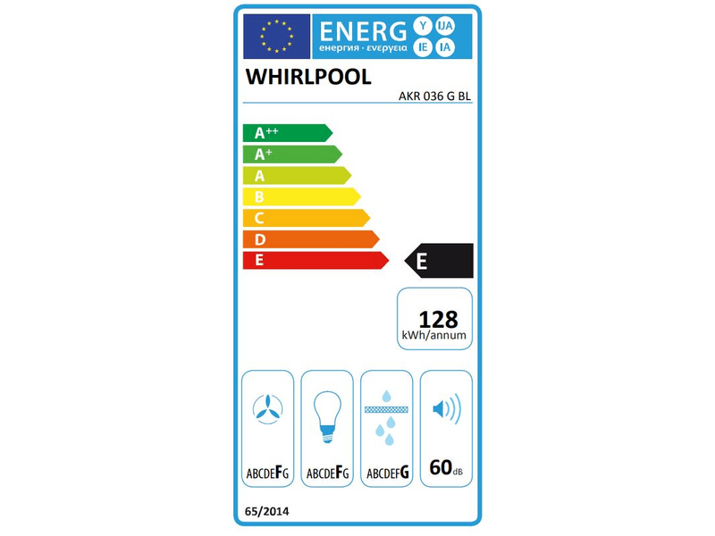 WHIRLPOOL AKR 036/1 G BL Fali páraelszívó