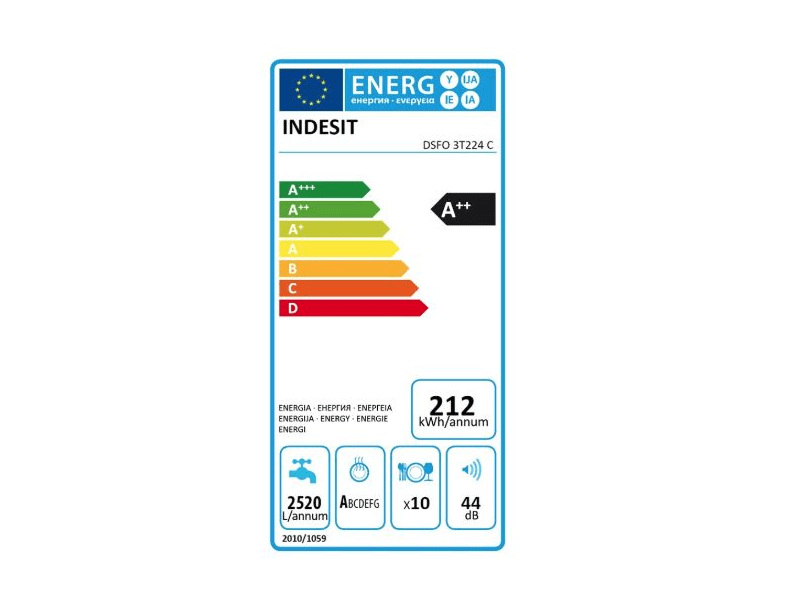 Indesit DSFO 3T224 C Mosogatógép
