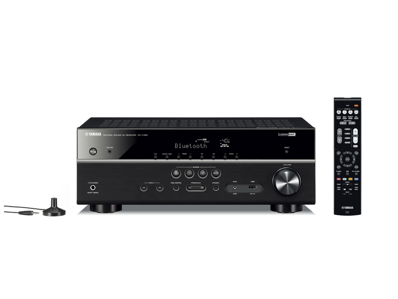 YAMAHA RX-V385 5.1 Házimozi erősítő, fekete