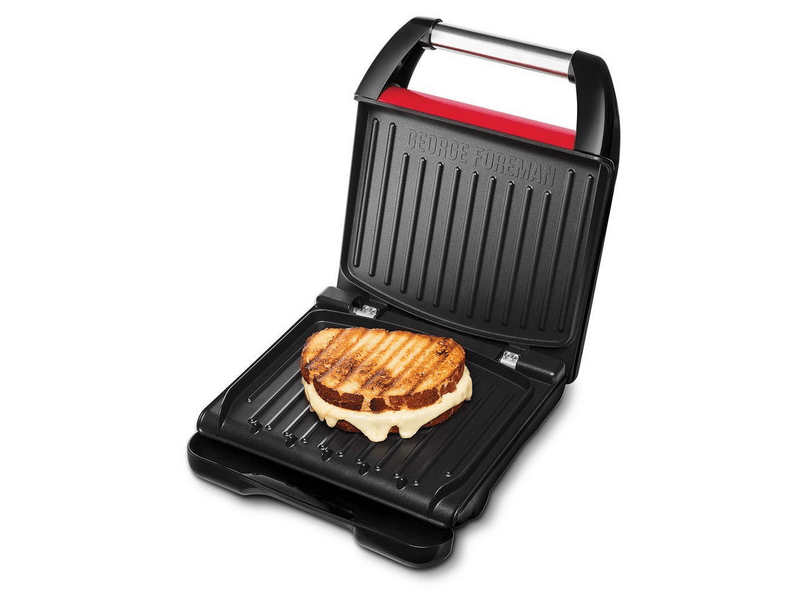 George Foreman 25030-56 čelični kompaktni crveni roštilj