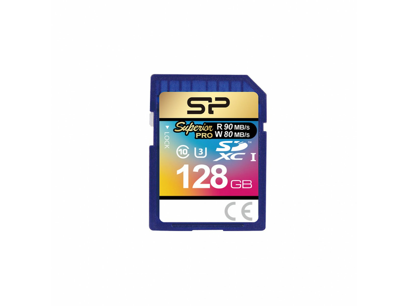 Silicon Power SD 128 GB Superior Pro CL10 Memóriakártya