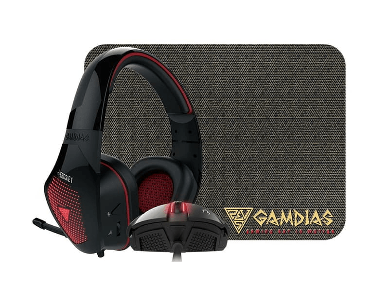 Gamdias ARTEMIS E1 Egér + headset + egérpad