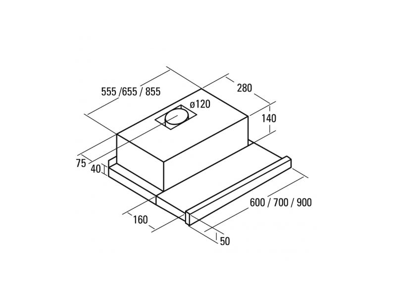 Cata TF-2003/60 Teleszkópos páraelszívó