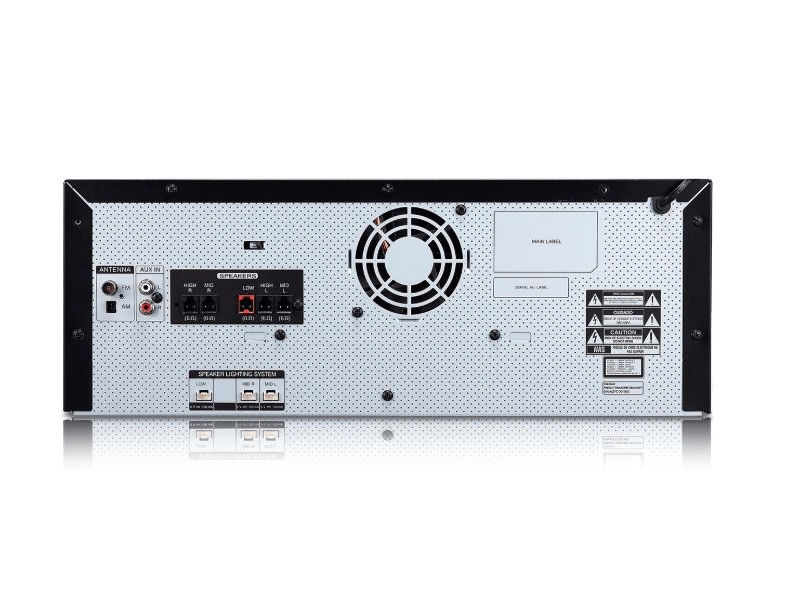 LG XBOOM CJ87 Hi-FI rendszer DJ funkcióval