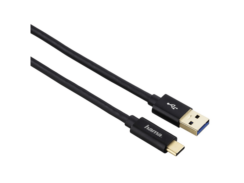 HAMA USB KÁBEL USB 3.1 (GEN. 2) , TYPE-C-USB A,10Gbit/s,1m(135715)