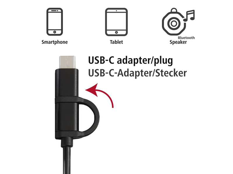 HAMA 135745 4 az 1-ben adatkábel