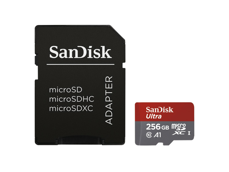 Sandisk microSDHC 256GB, 100MB/s CL10/UHS-I/A1 (173469)