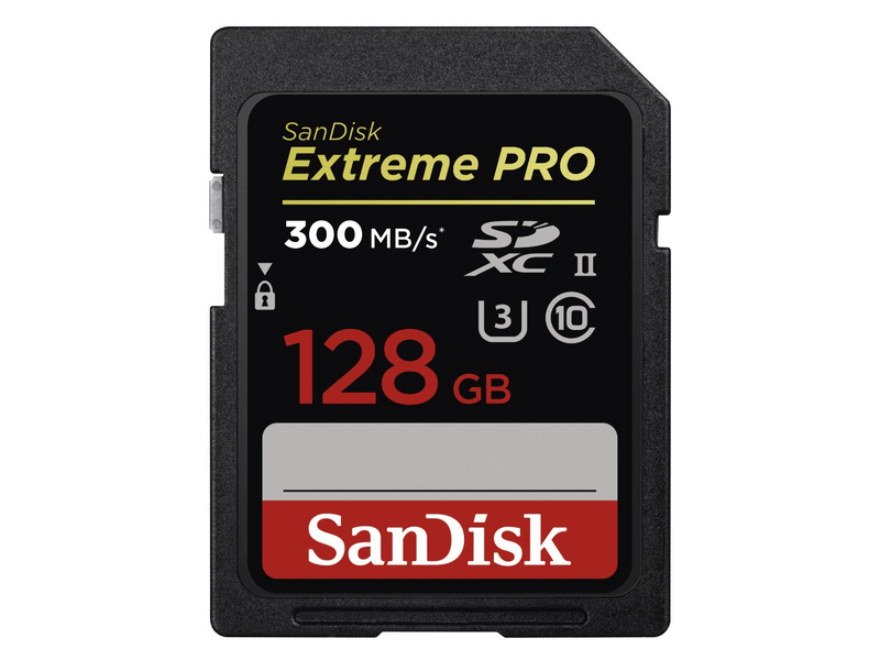 SANDISK SDXC EXTREME PRO 128GB, 300MB/S, UHS-II (173375)