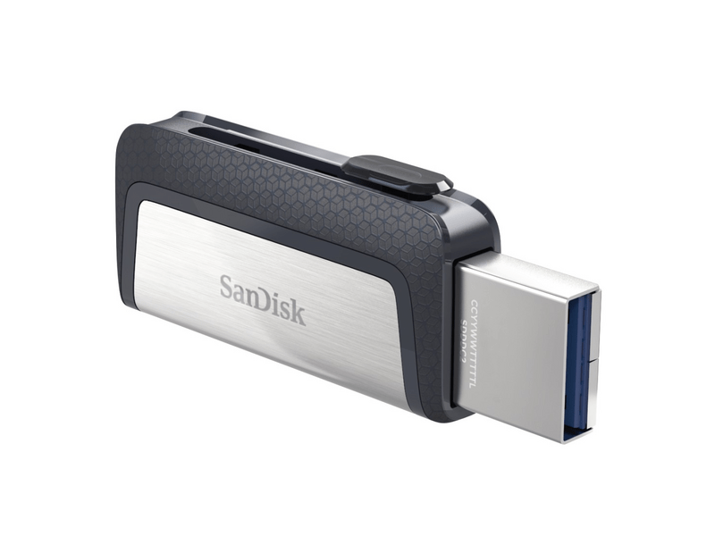 SANDISK DUAL DRIVE, TYPE-C, USB 3.1, 256GB, 150 MB/S (139778)