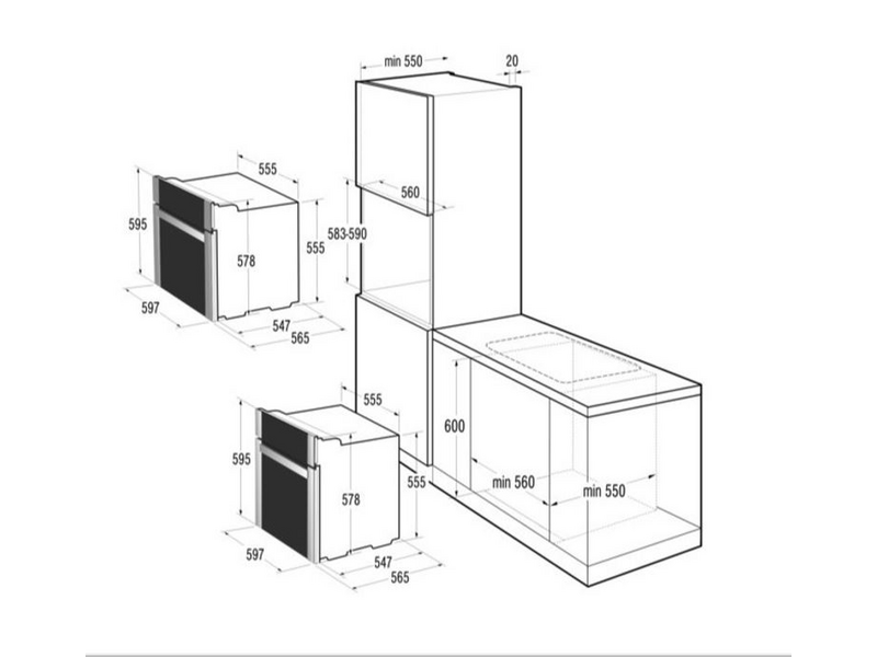GORENJE BO 71SY2W Beépíthető sütő