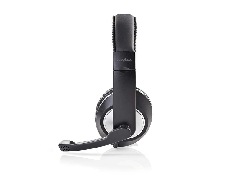 Nedis CHST200BK Mikrofonos fejhallgató