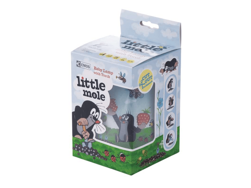 EMOS P3893 Kisvakond éjjeli lámpa zseblámpával