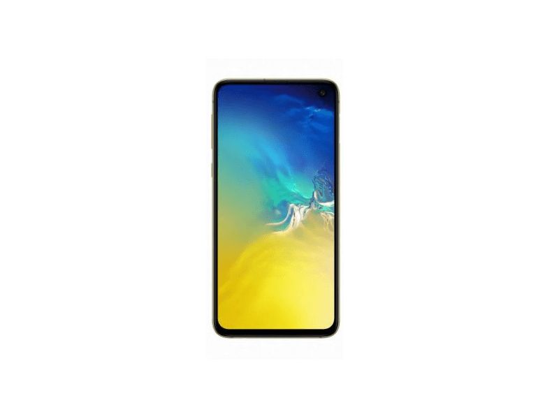 Samsung Galaxy S10e (G970) Dual SIM 128 GB Kártyafüggetlen Mobiltelefon, Kanári sárga